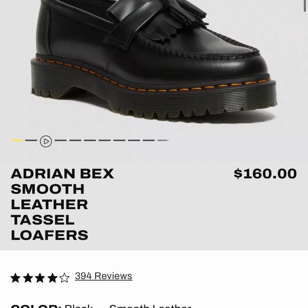 ADRIAN BEX SMOOTH LEATHER TASSEL LOAFERS